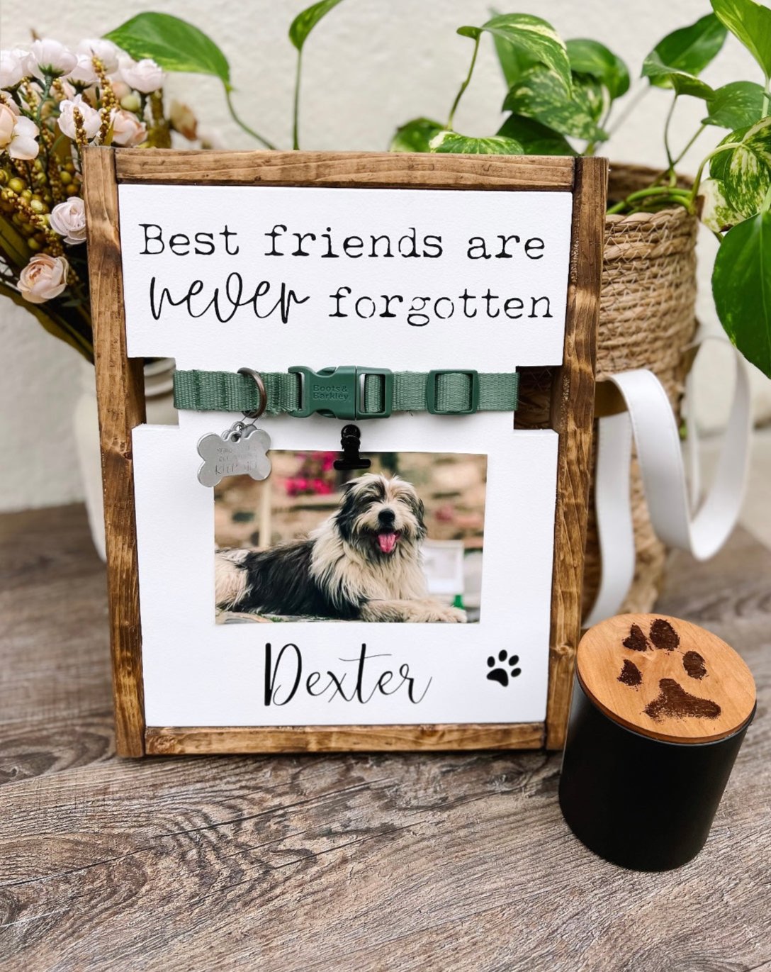 Best Friends Are Never Forgotten - Pet Memorial Sympathy Gift