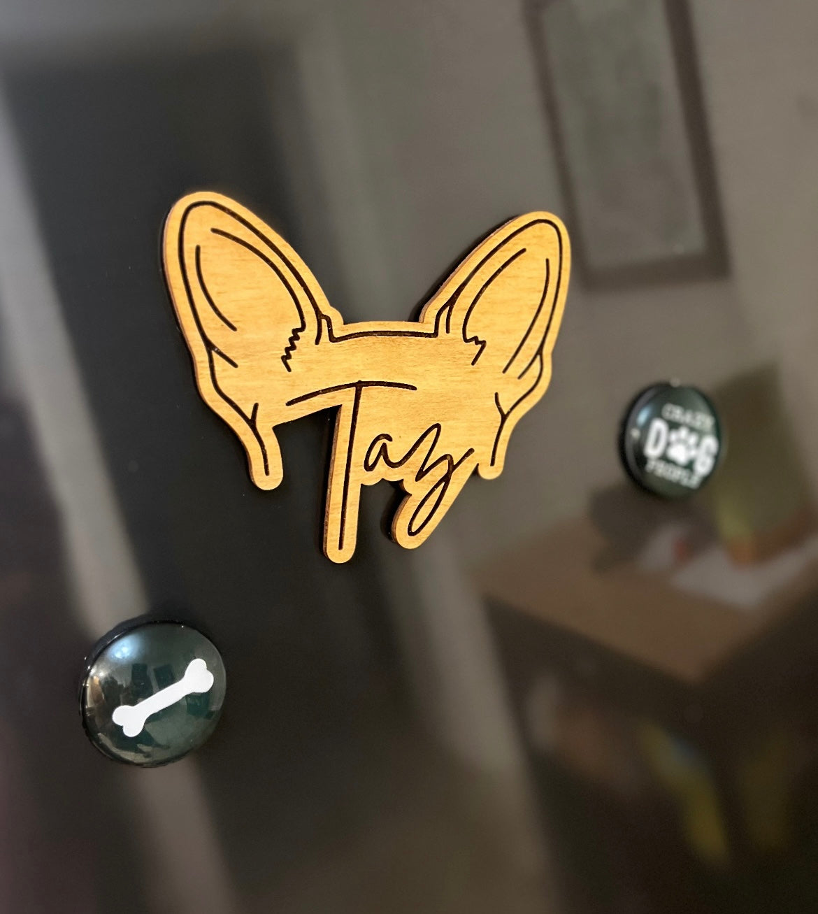 Dog Ear Fridge Magnet - Custom Dog Ear Outline