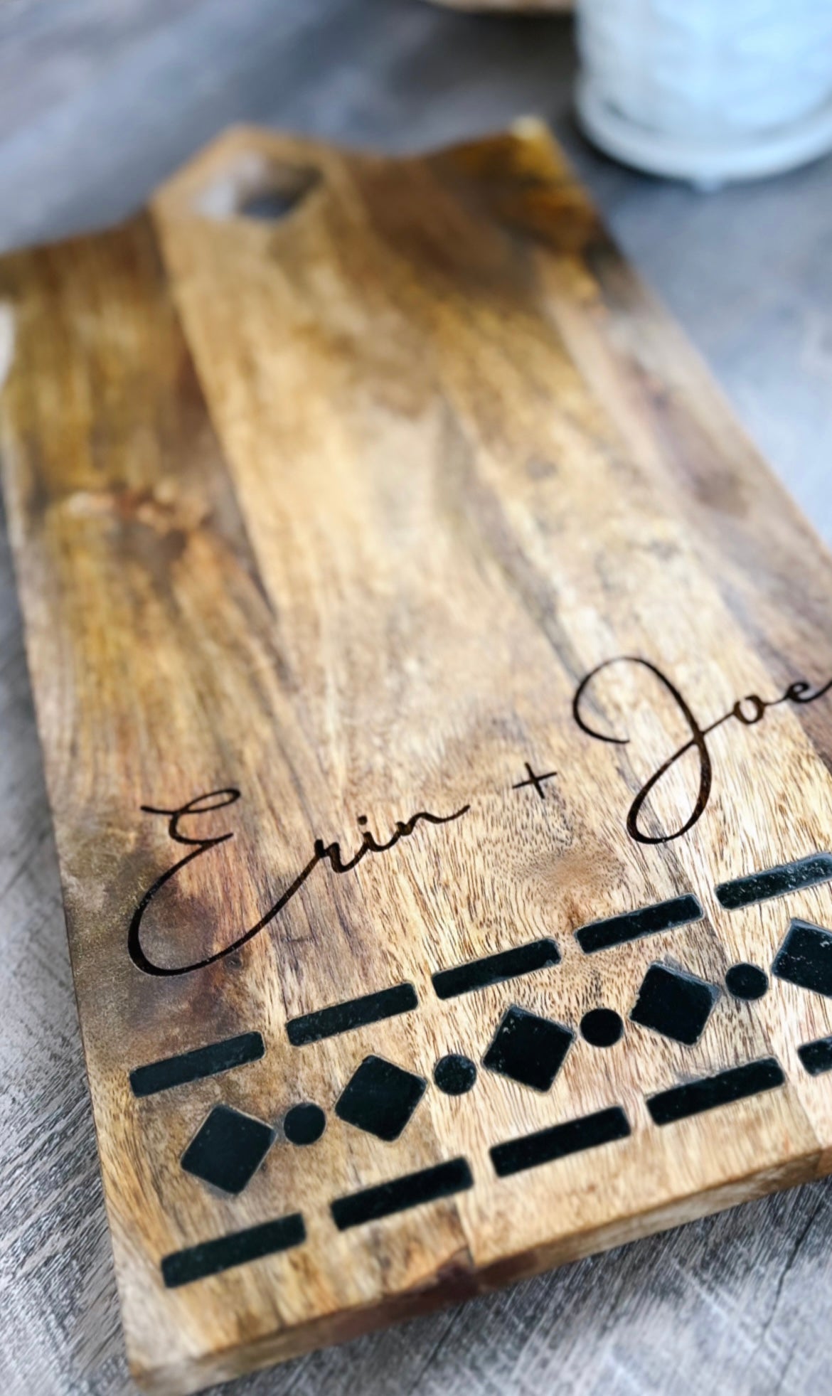 Custom Engraved Charcuterie Board