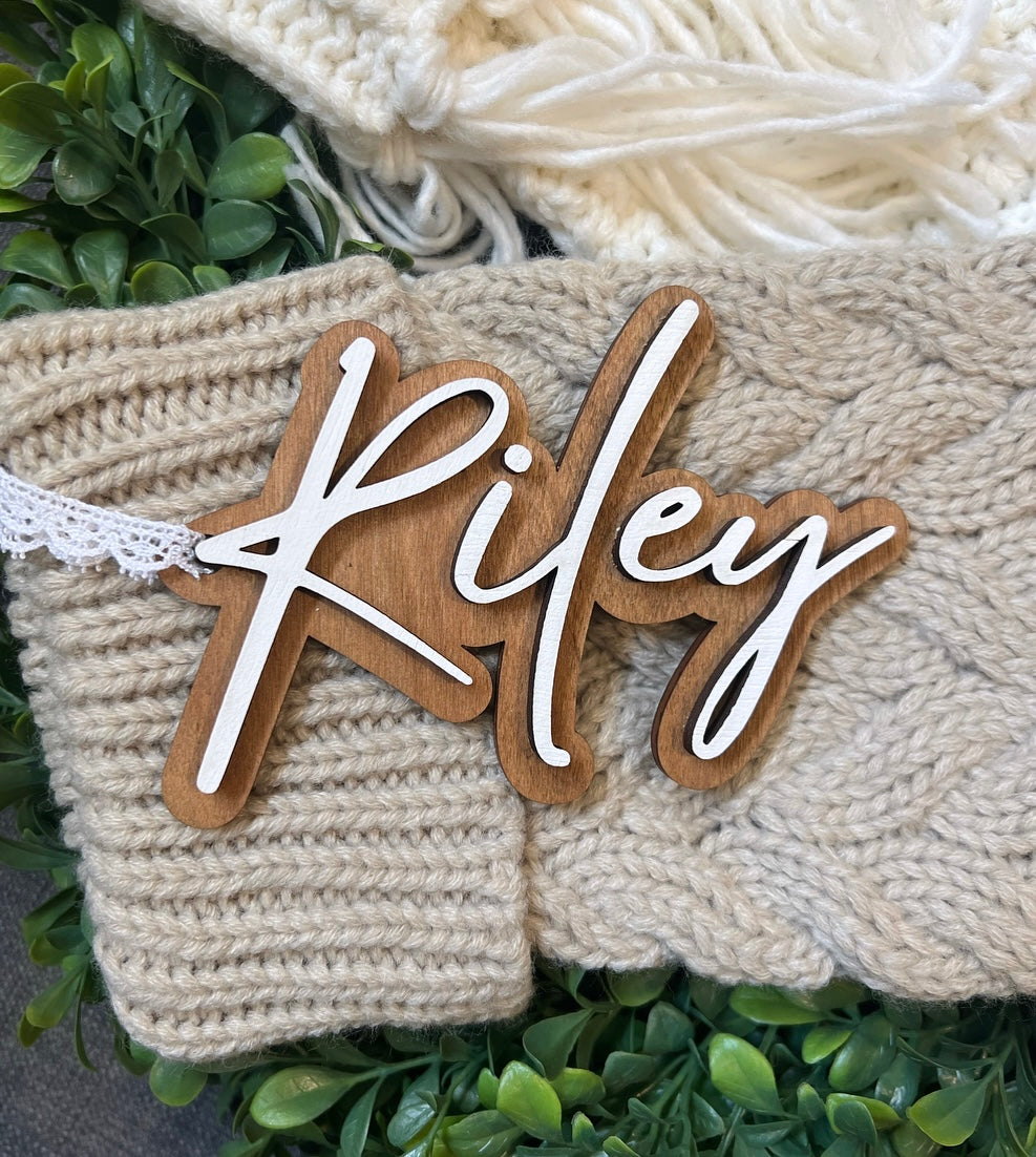 Personalized Christmas Stocking Tags