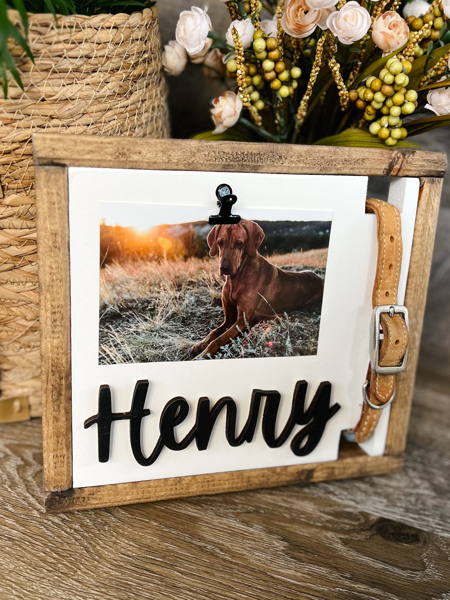 Classic Pet Memorial Dog Collar Holder