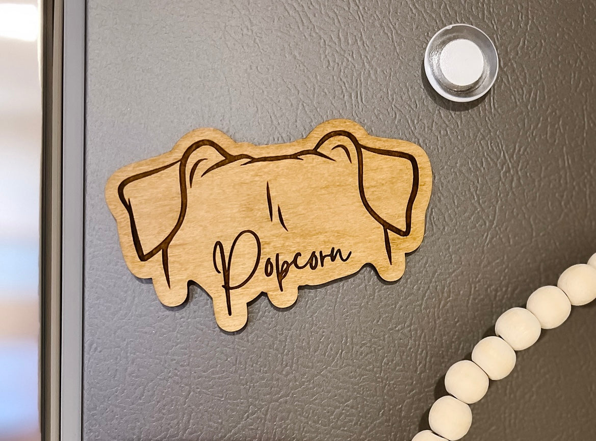 Dog Ear Fridge Magnet - Custom Dog Ear Outline