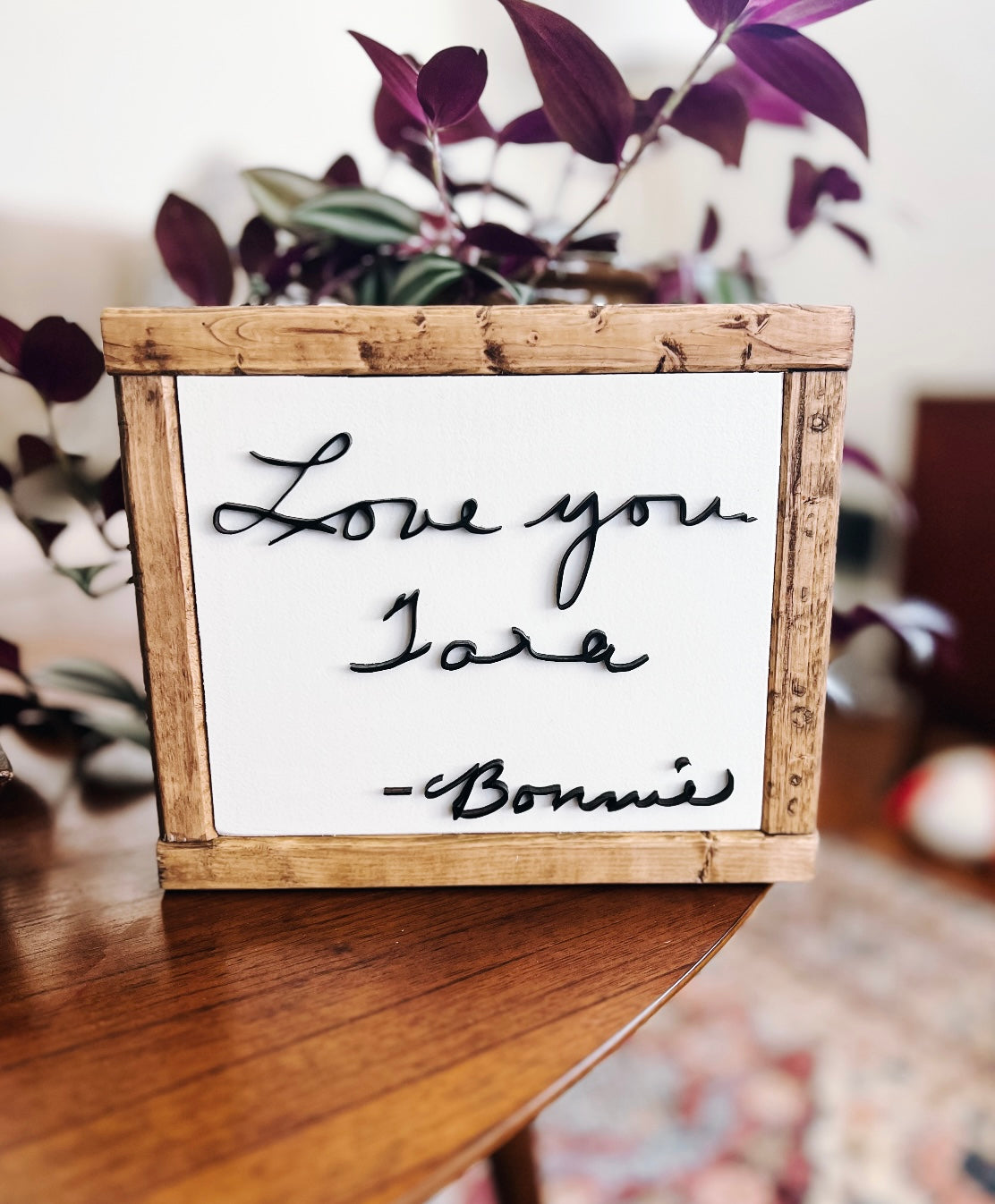 Custom Handwriting Memorial Keepsake