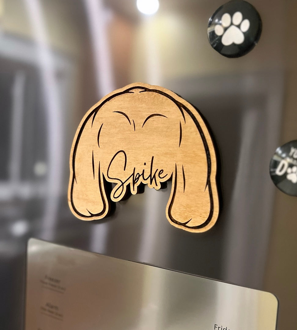 Dog Ear Fridge Magnet - Custom Dog Ear Outline