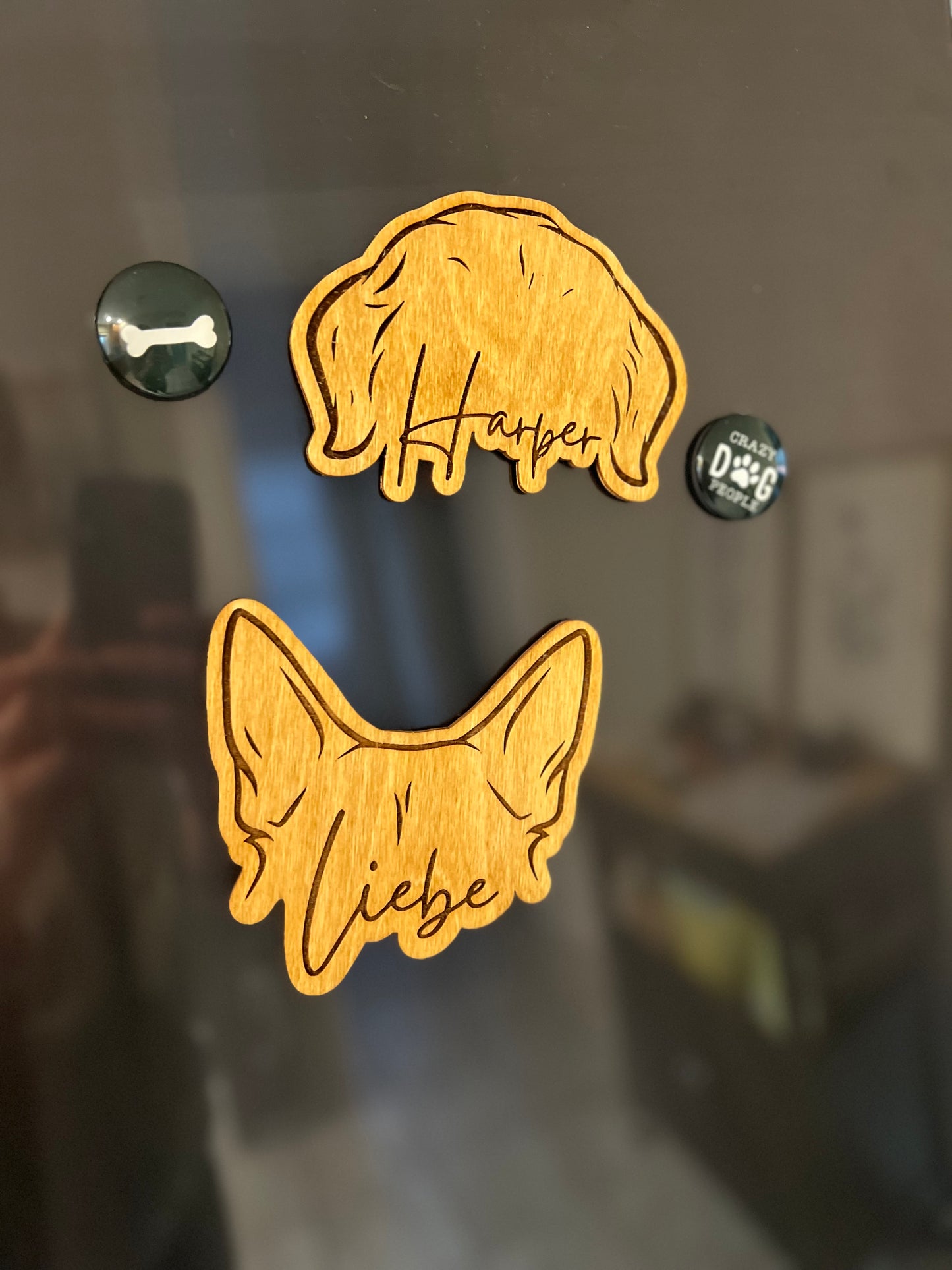 Dog Ear Fridge Magnet - Custom Dog Ear Outline