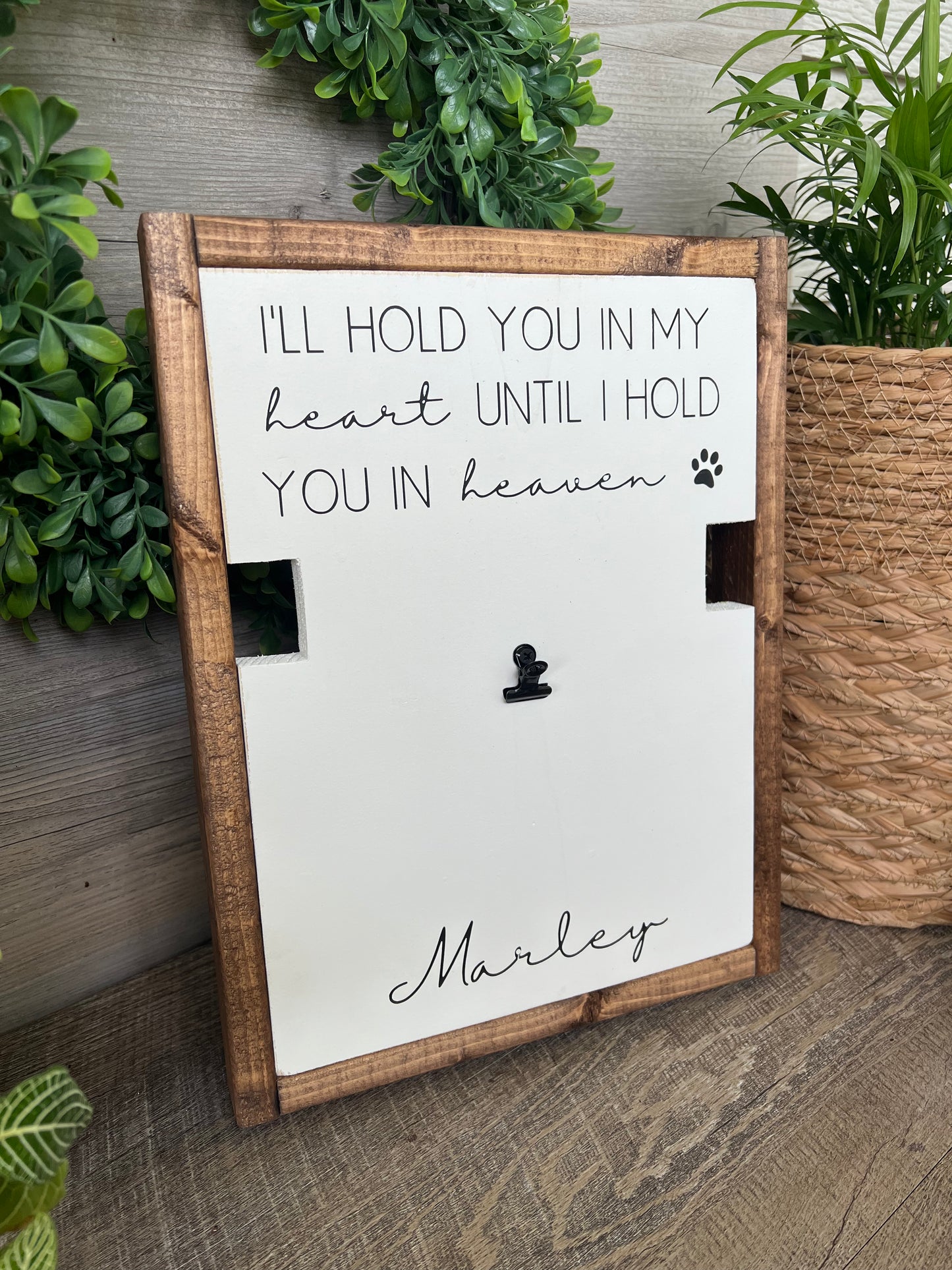 I'll Hold You In My Heart Until I Hold You In Heaven - Dog Sympathy Gift