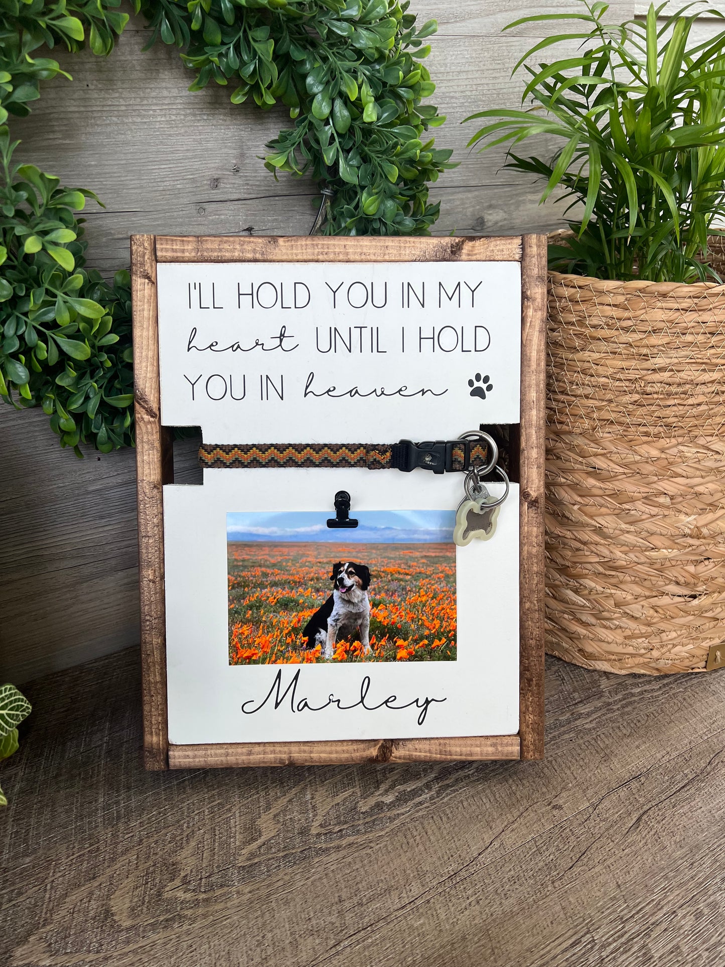 I'll Hold You In My Heart Until I Hold You In Heaven - Dog Sympathy Gift