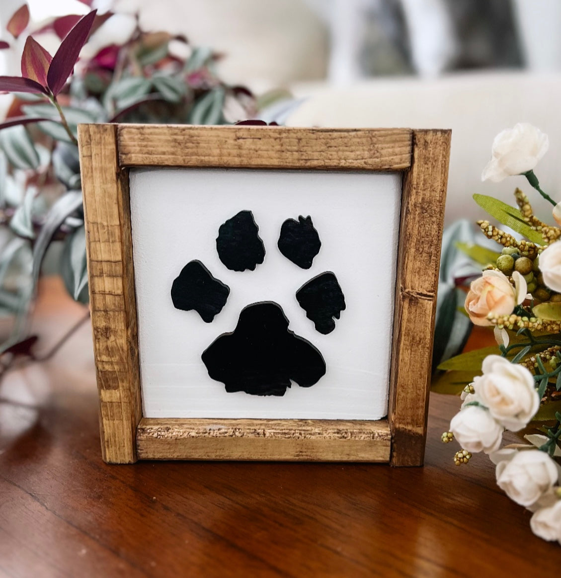 Custom Dog Paw + Nose Print Mini Signs