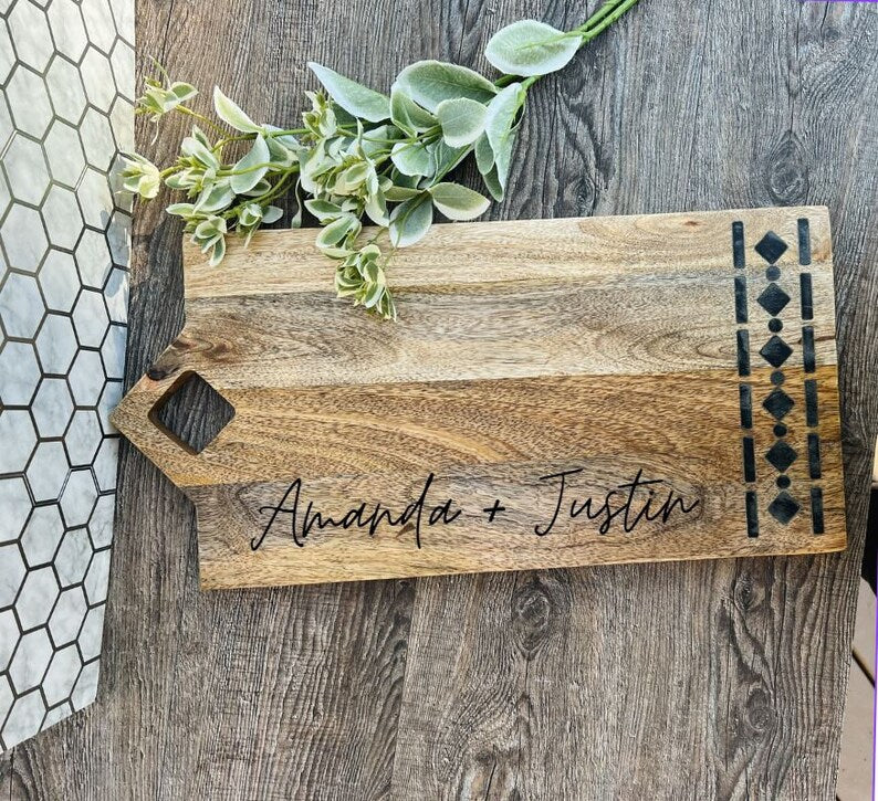 Custom Engraved Charcuterie Board
