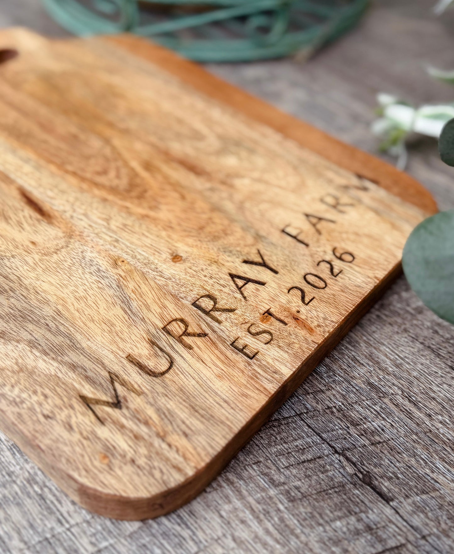 Custom Engraved HOME Board