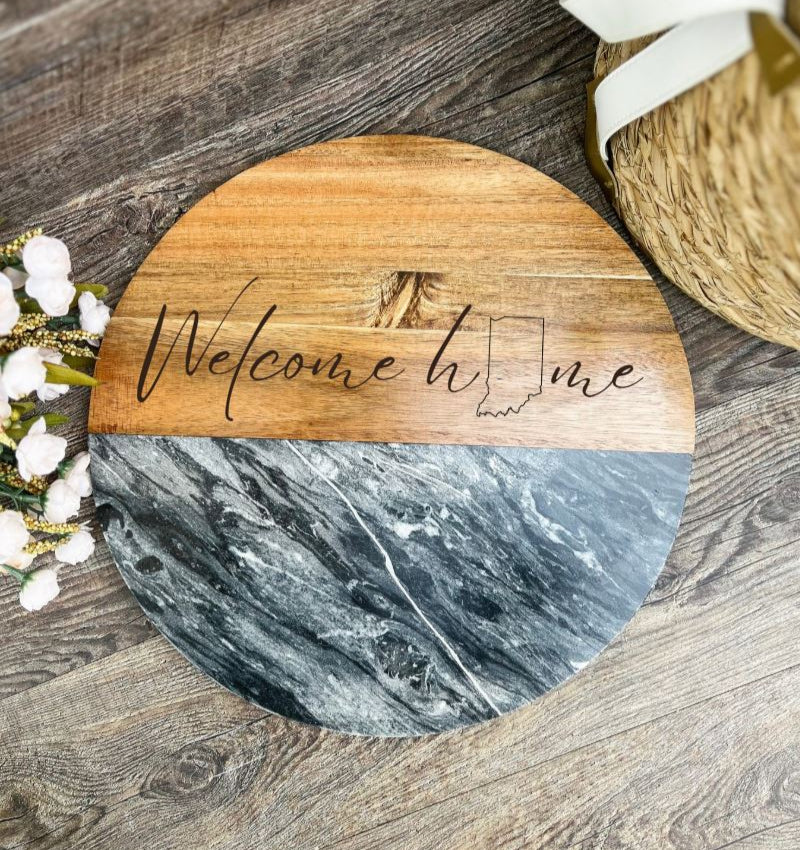 "Welcome Home KY" Engraved Charcuterie Board