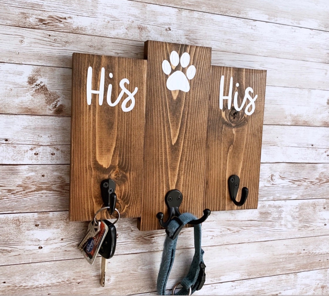 LGBTQ+ Wedding Gift - Dog Leash and Key Holder for Same Sex Couples