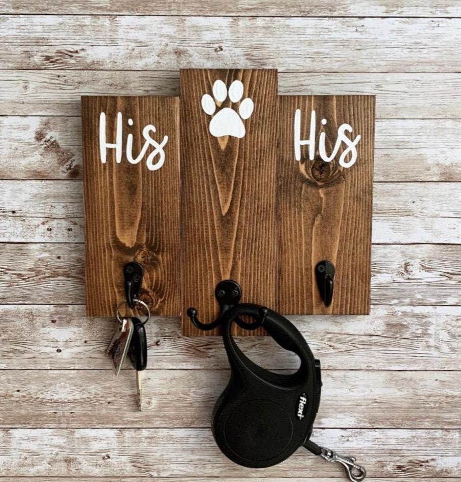 LGBTQ+ Wedding Gift - Dog Leash and Key Holder for Same Sex Couples