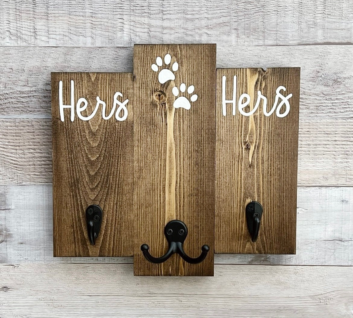 LGBTQ+ Wedding Gift - Dog Leash and Key Holder for Same Sex Couples