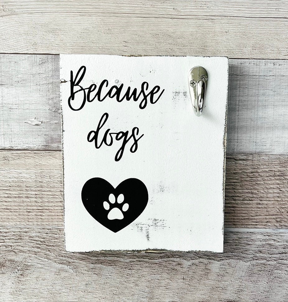 Because Dogs Lint Roller Holder & Pet Accessory