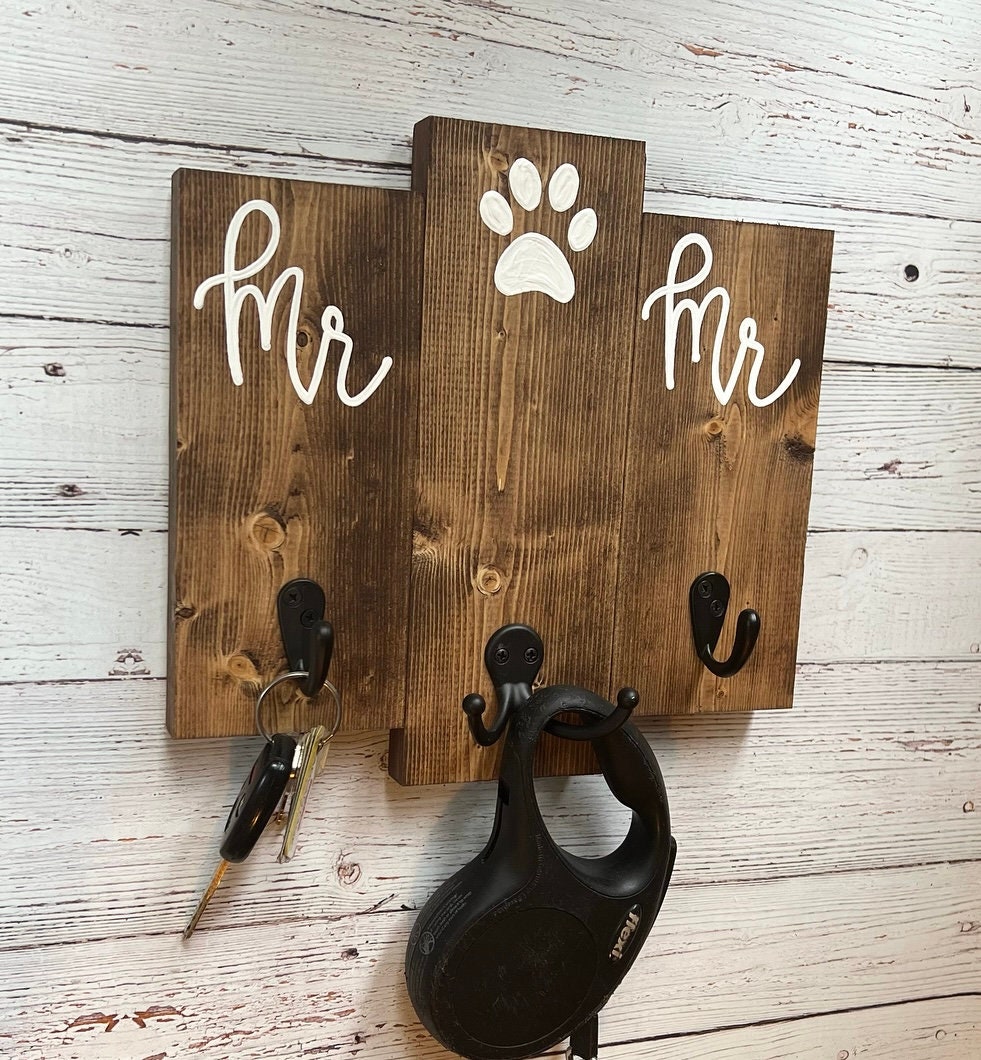 Dog Leash and Key Holder for Same Sex Couples: LGBTQ+ Wedding Gift