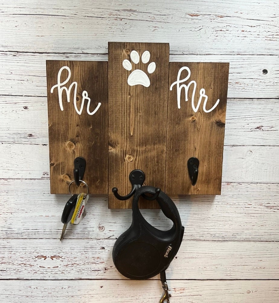 Dog Leash and Key Holder for Same Sex Couples: LGBTQ+ Wedding Gift