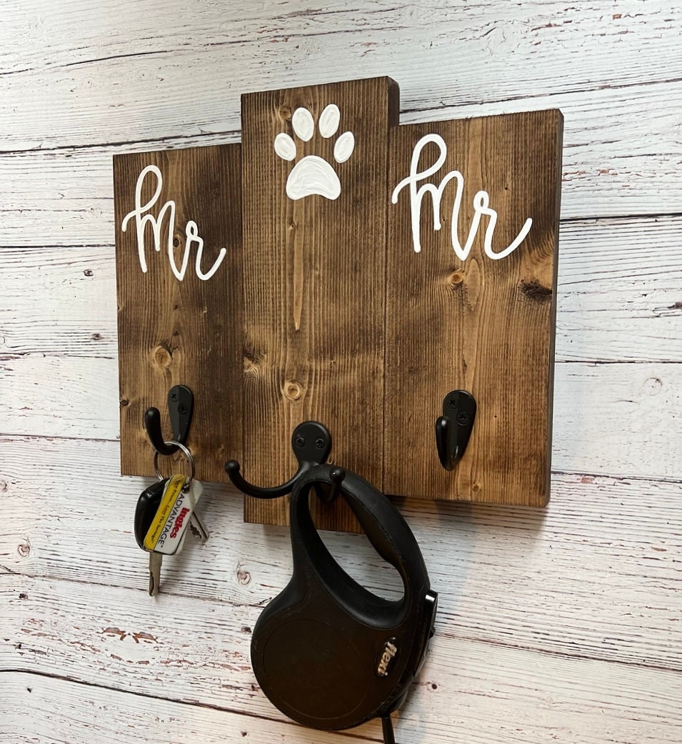 Dog Leash and Key Holder for Same Sex Couples: LGBTQ+ Wedding Gift
