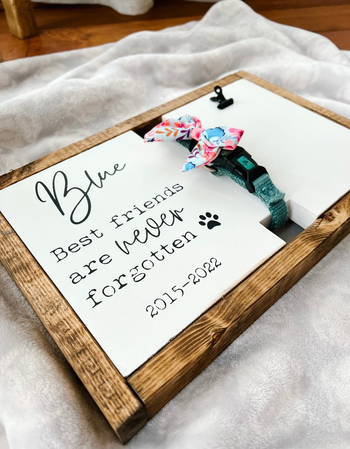 Best Friends are Never Forgotten - Pet Memorial Keepsake