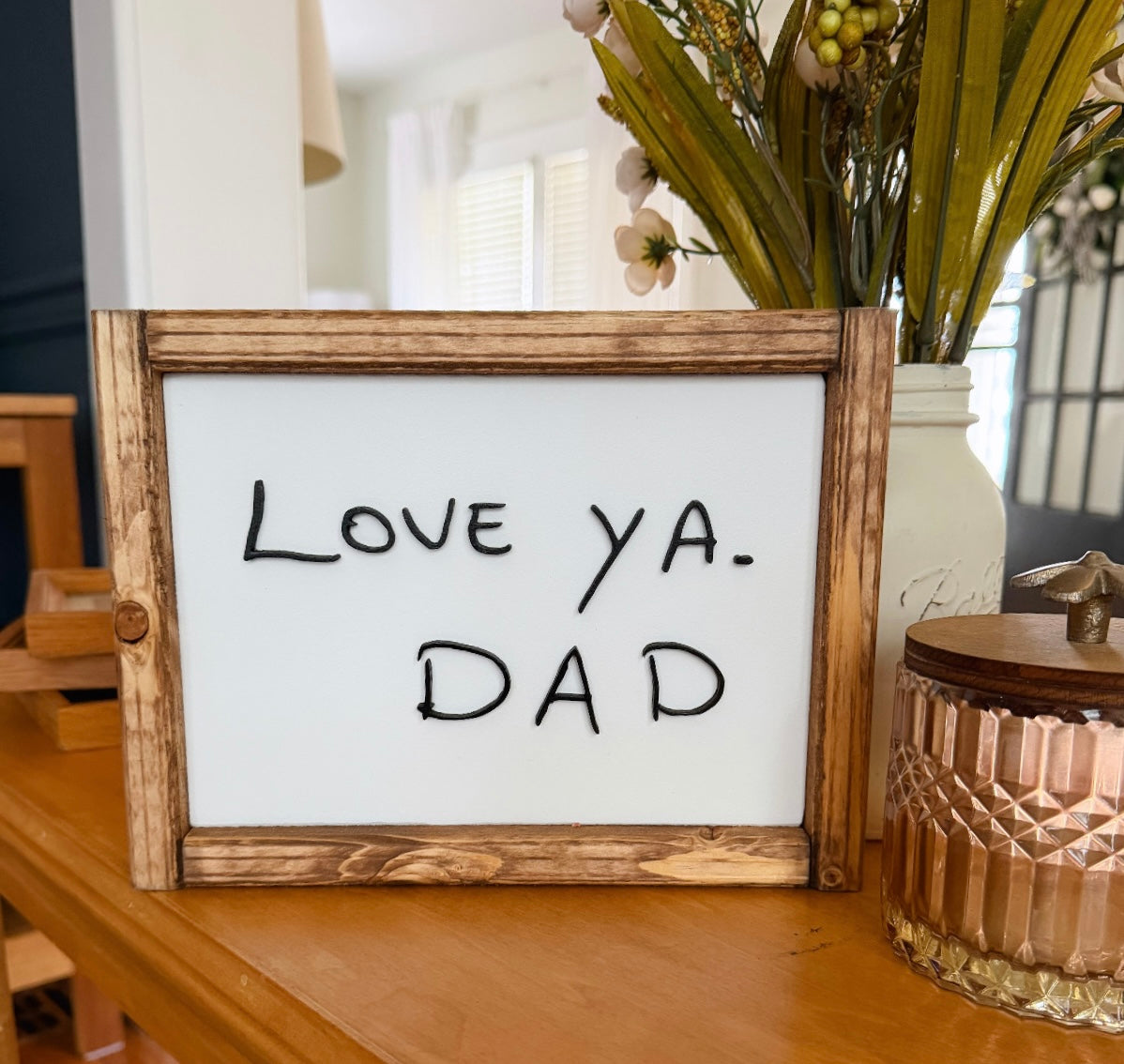 Custom Handwriting Memorial Keepsake