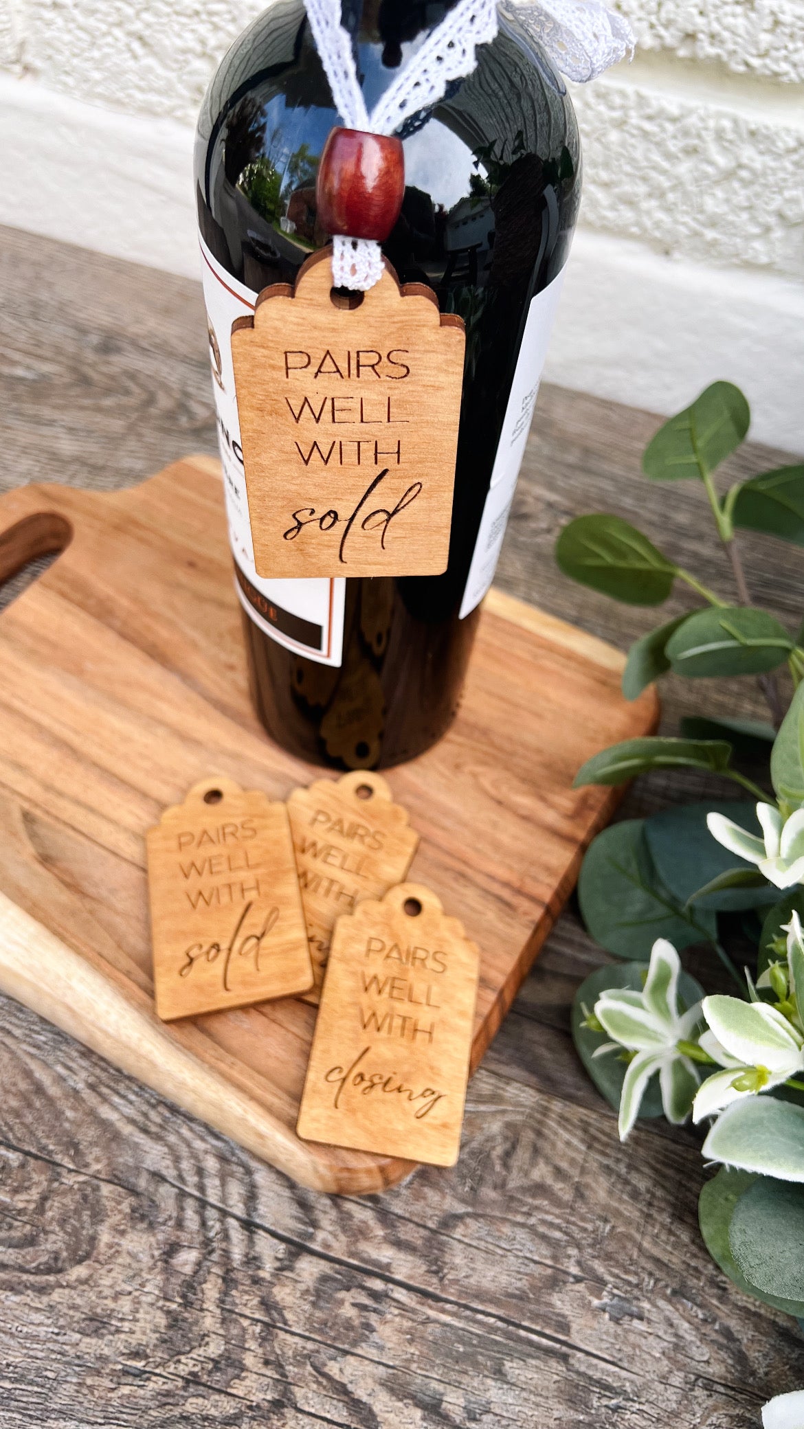 Closing Gift Wine Tag - Pairs Well With...