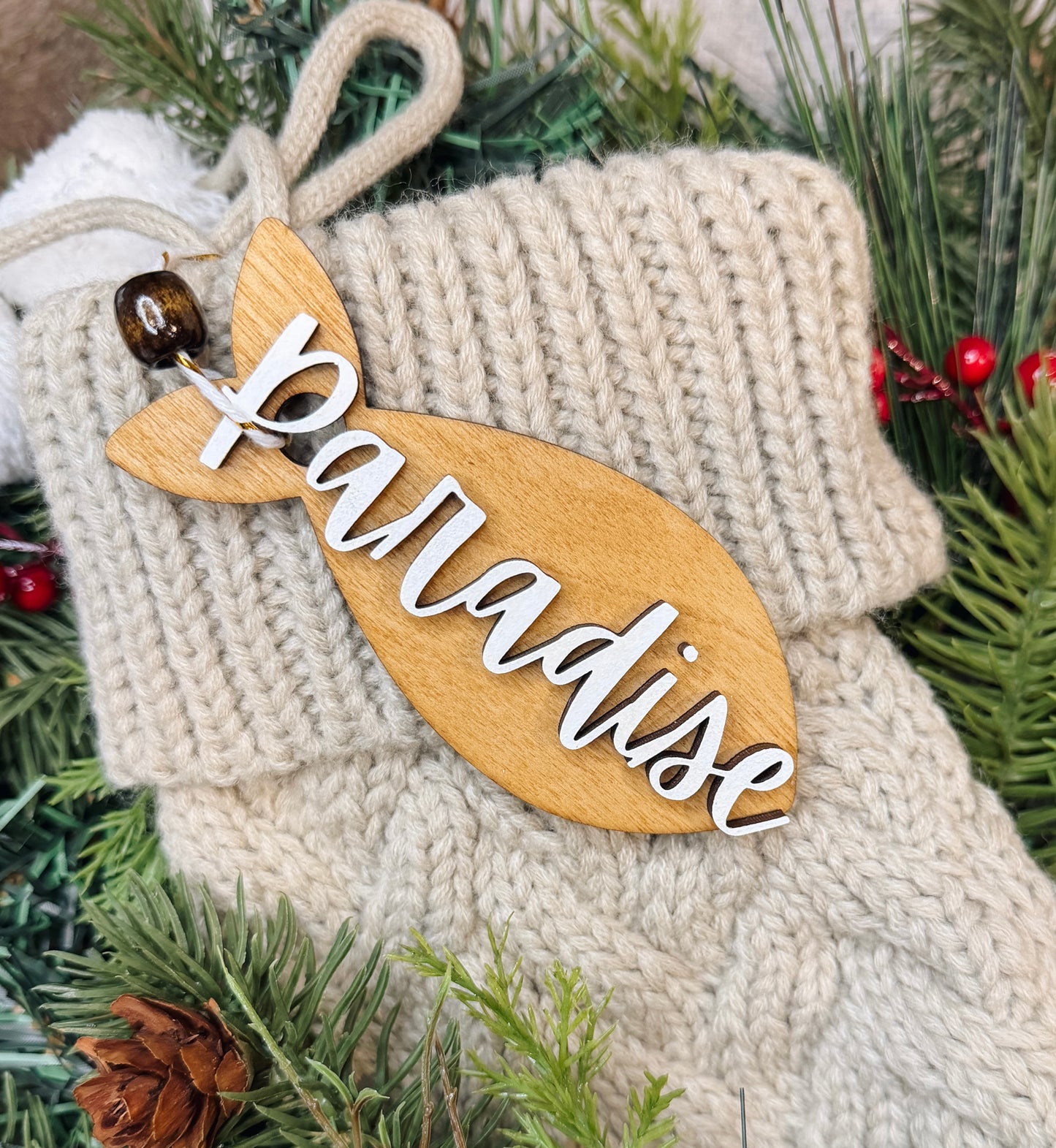 Dog Bone Christmas Ornament