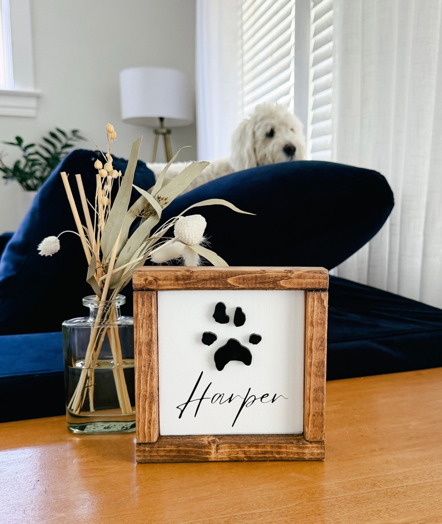 Custom Dog Paw + Nose Print Mini Signs