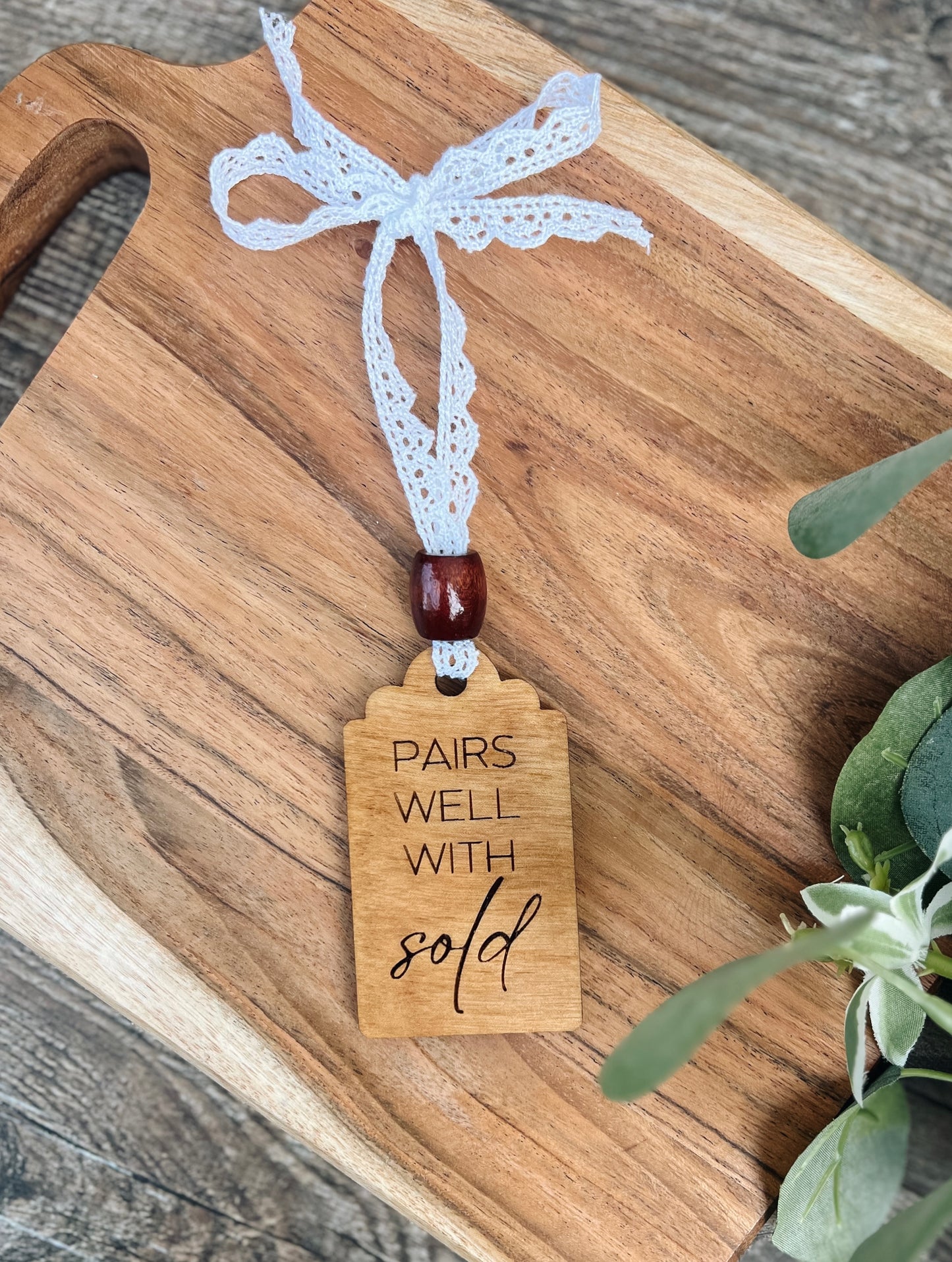 Closing Gift Wine Tag - Pairs Well With...