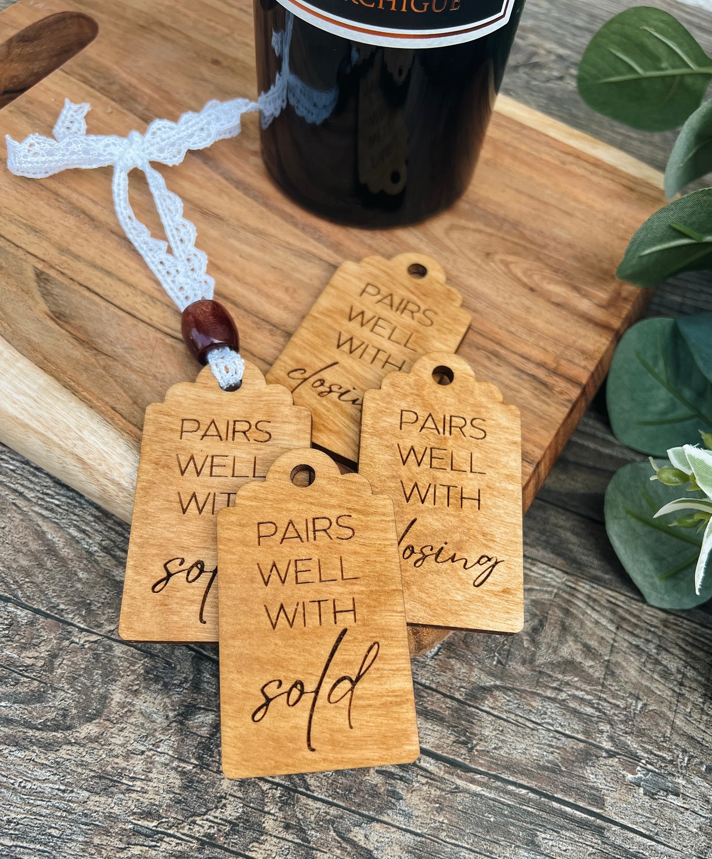 Closing Gift Wine Tag - Pairs Well With...