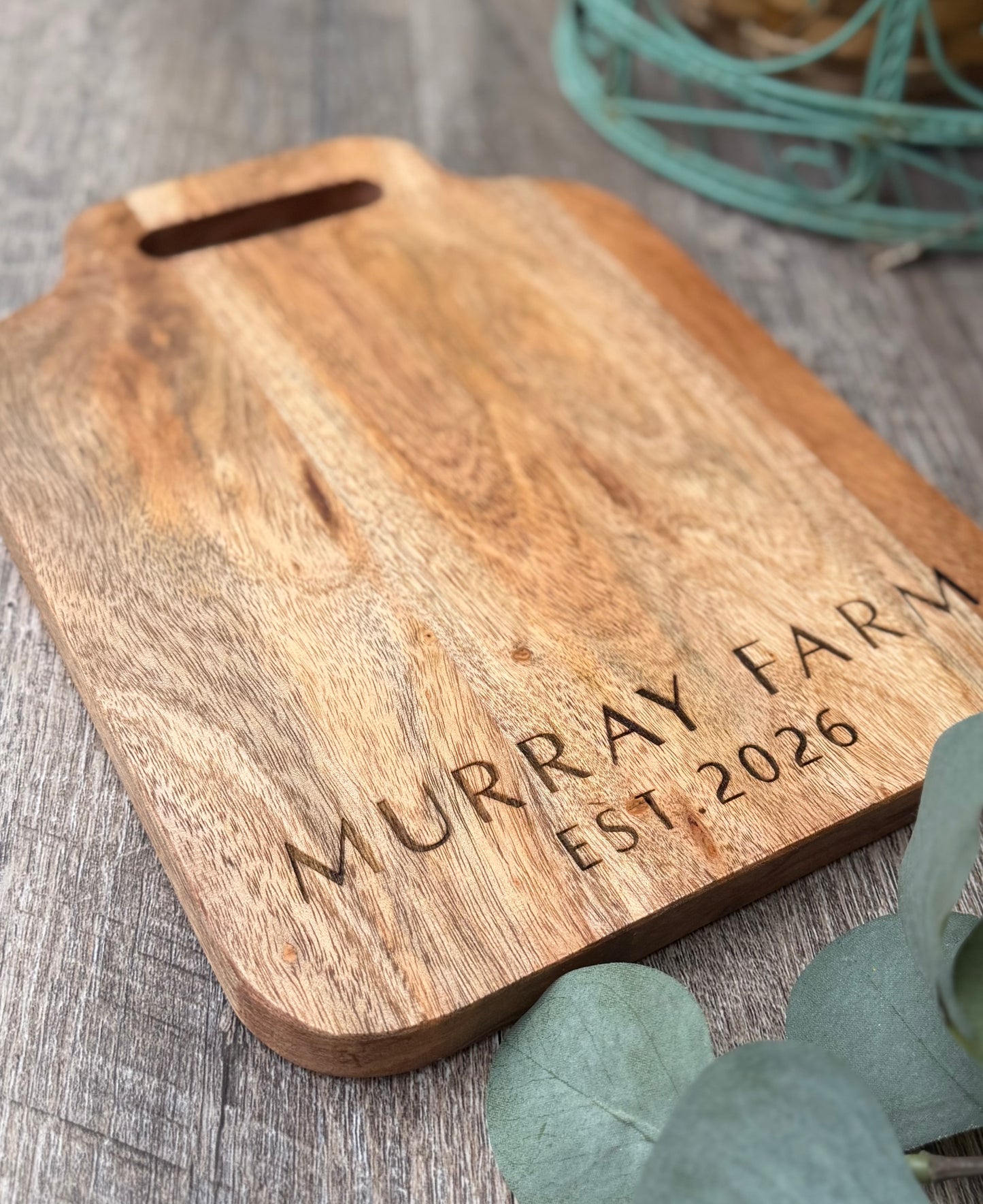 Custom Engraved HOME Board