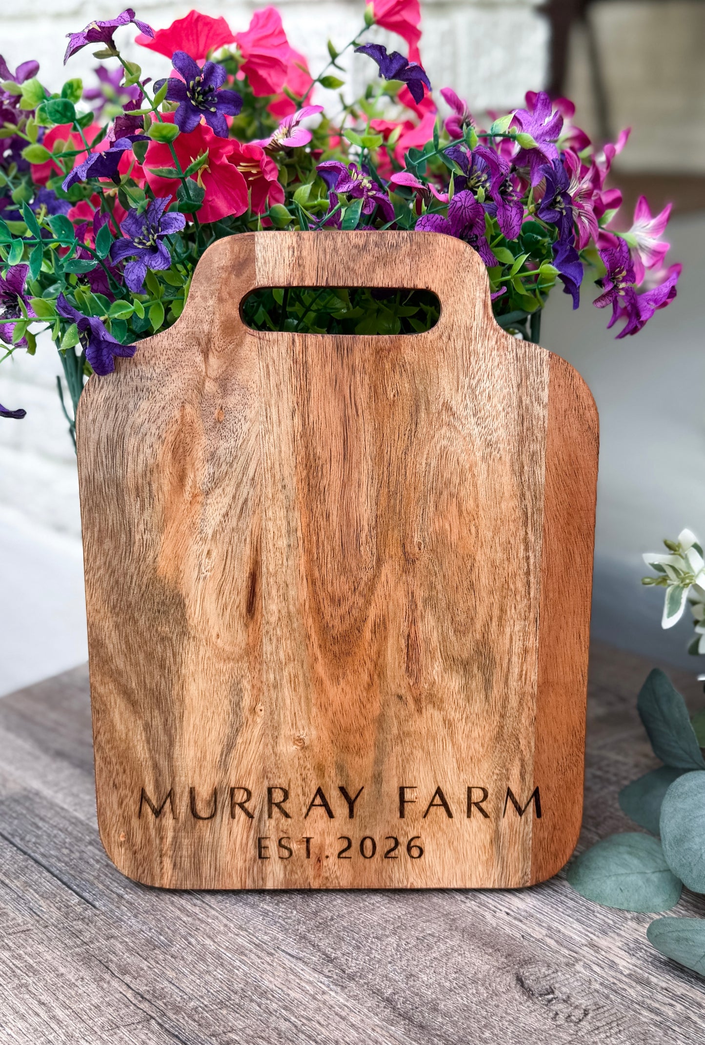 Custom Engraved HOME Board