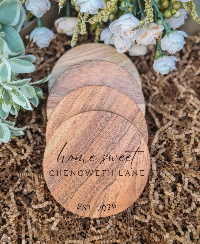 Engraved Bottle Opener Coasters