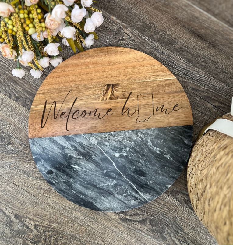 "Welcome Home KY" Engraved Charcuterie Board